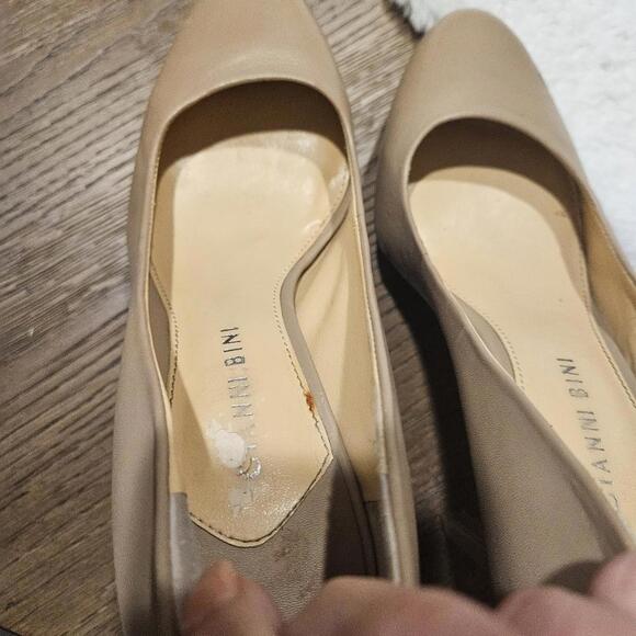 Gianni Bini Neutral High Heel Platform Size 9 - Picture 8 of 9